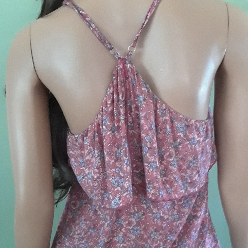 2/$15 - Floral Print Ruffle Tank - Picture 4 of 4